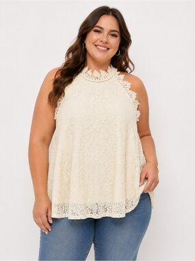 Maurice’s • Ivory Lace Tank